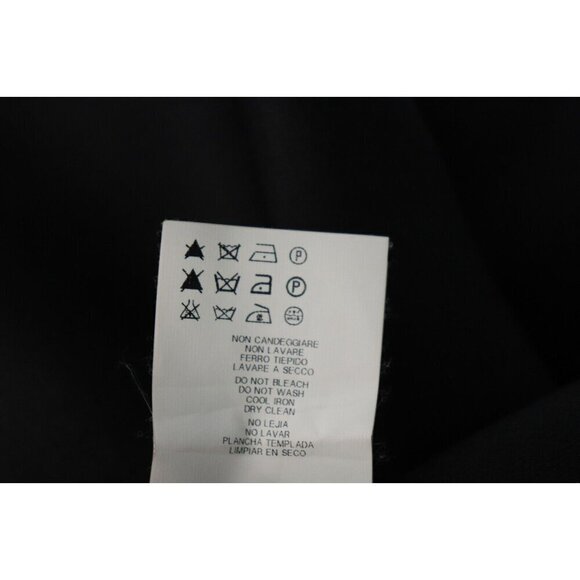 Gianni Versace Women's 44 Black Straight & Pencil Midi Skirt Back Zipper - Picture 14 of 14